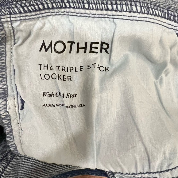 Mother Jeans Sz 27 The Triple Stack Looker - Picture 8 of 12